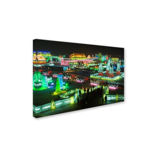 Robert Harding Picture Library 'Lit Up City' Canvas Art,12x19